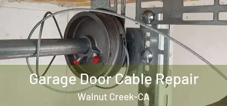 Garage Door Cable Repair Walnut Creek-CA